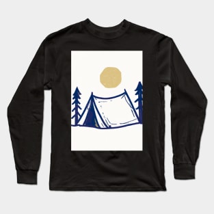 Camping Tent Long Sleeve T-Shirt